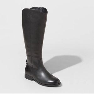 Women's Brisa Faux Leather Riding Boots, Size 10
